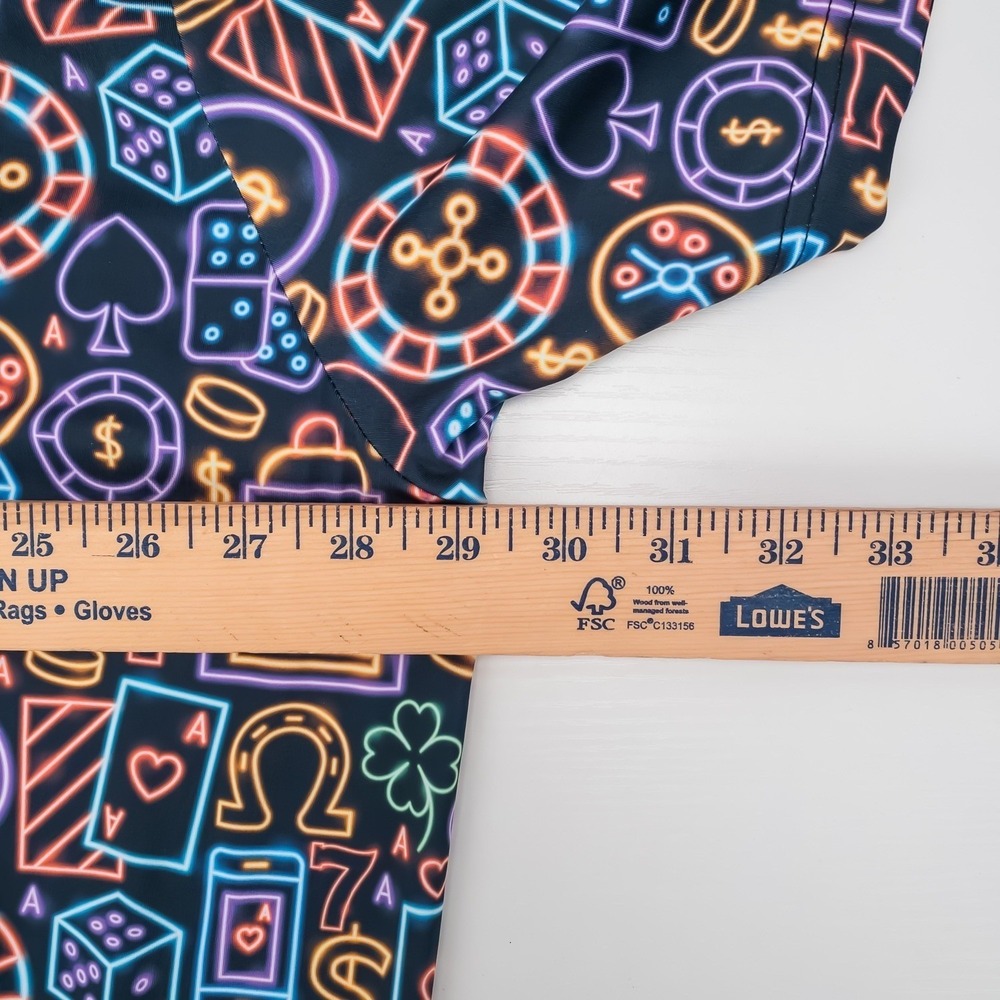 Sunday Swagger Polo Shirt Mens 4XL Casino Vegas Gamblers Golf All over Print - Picture 10 of 12